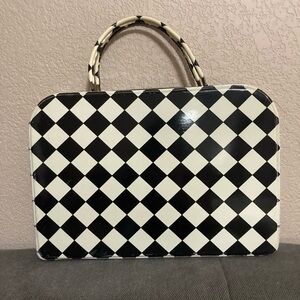 Vintage 1960’s harlequin tote